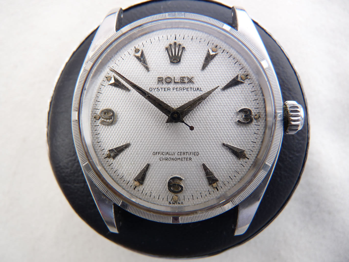 1956 Rolex OP 6565 Explorer Style Waffle Dial Rolex Forums